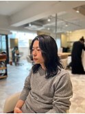 20代30代40代◎韓国マッシュスペインカールブルーブラック