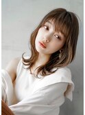 【GEEKS渋谷】伸ばしかけロング/顔周りレイヤー/夏ヘア/20代30代