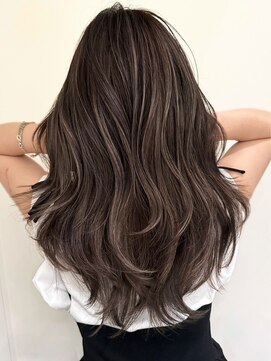 ネイロ バイ ジルブラン 葛西(NeiRo by JIL BLAN) レイヤーカット白髪ぼかしハイライトダブルカラーインナーカラー