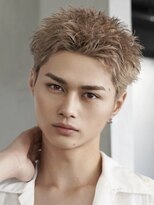 フィフス 仙台(fifth) 仙台スパイキーショートハイトーンブリーチダブルカラー刈り上げ