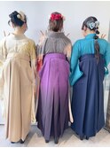 卒業式、成人式ヘア