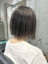 ラック(LUCK)&nbsp;グレージュバレイヤージュ/船橋/くすみベージュ/細めハイライト