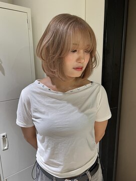 リンドトウキョウ ウメダ(LINDO TOKYO) 梅田/茶屋町/ベージュ/ミルクティーベージュ/レイヤーカット