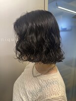 ユニックウメキタ(unique UMEKITA)&nbsp;カール感強めのぐりぐりボブパーマ10代/20代/30代