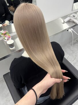 ニューワン バイ ネイバー 立川(Newone by neighbor) ミルクティーベージュ (ブリーチ/立川/ケアブリーチ)