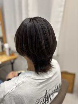 キンヘアストア(KIN hair store) 縮毛矯正×ナチュラルウルフレイヤー