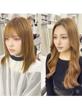リアラ 渋谷(LIALA)&nbsp;ブリーチ、ダブルカラー、インナーカラー、イヤリングカラー