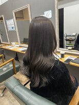 エニー 四条大宮(aNy) 極上の艶。シルキーグレージュ×韓国風大人のくびれセミロング