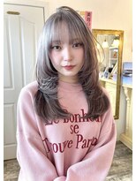 ティアナ(Tiana)&nbsp;艶感ホワイティパールグレージュ×ハイレイヤー.