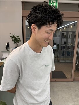 キートス 高知店(kiitos) 垢抜け メンズのシャドウパーマ 三宮