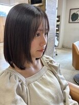 リサヘアーデザイン(RISA HAIR DESIGN) 天神/大名/赤坂/鎖骨レングスの内巻きボブ