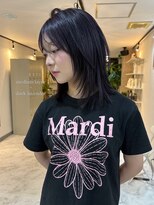 ヴィア 京都烏丸(Via)&nbsp;10代20代/ブリーチ/ラベンダー/髪質改善/ミディアムレイヤー