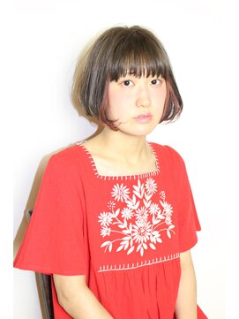 ヘアデザイン エソラ(hair design esora) bob point color RED01
