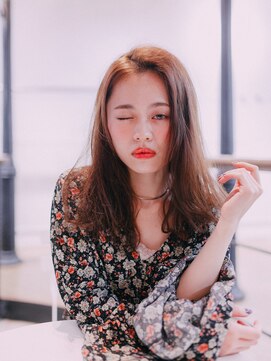 美容室 リズヘアー 稲毛店(Riz hair) 外国人風キュートロング【稲毛】