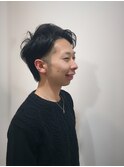 大人ツーブロック