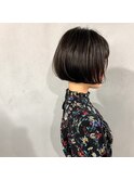 #ワンレンきりっぱなしボブ