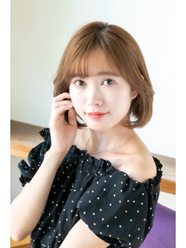 ヌーン ヘアメイク プラス ハッピータイムズ(NOON hair make+happy times) 耳かけ☆透明感イルミナアッシュベージュ 中野ヌーンstyle123