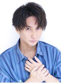刈り上げコンマアップバング