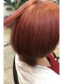 ヘアーラウンジ フレッシュ FRESH リタッチブリーチでも全体に綺麗なピンクで存在感アピール