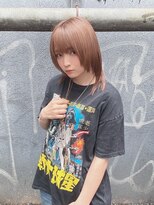 リアイス(Re:ICE) ミニウルフ/くすみブルー/流れるレイヤー/インナーハイライト