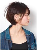 前下がりショート/表参道/30代40代/インナーカラー