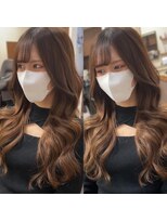 ルフレ 新宿本店1st(Reflet)&nbsp;プルエクステ/モテ髪/ツヤツヤロング/韓国巻き