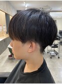 ナチュラルメンズマッシュニュアンスパーマ