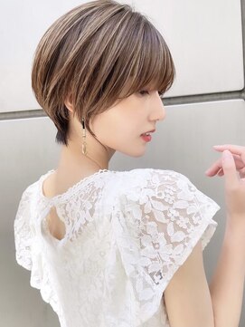 ハローバイシー 仙台(Hello by Sea) 前髪カットで小顔☆髪質改善◎縮毛矯正×ショート[仙台]