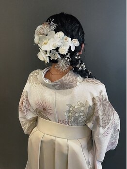 スマイル(Smile)の写真/〈ご予約はお電話でお問合せください◎〉特別な日の着付けはお任せください！雰囲気にあったヘアセットも◎