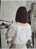 ミディアム×レッドブラウン