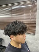 滋賀/南草津/メンズ美容室/波巻きツイストスパイラルパーマ