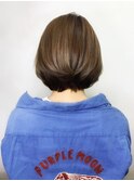 ナチュラルショートボブ/ニュアンスカラー/30代40代50代