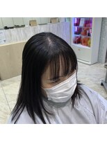 ケンジ 平塚 アネッタ(KENJE annetta)&nbsp;前髪縮毛ビフォーアフター☆