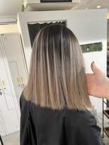 ピヨン 心斎橋(piLLon)&nbsp;黒髪/ボブルフ/ネビージュ/小顔/ワンレン/髪質改善/