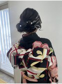 着物ヘアセット＋着付け【MOMOKA】