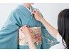 土日祝限定の持ち込み着付け＋ヘアセット(１１時‐１３時)　※飾り帯＋￥1000