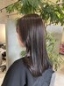 【辰巳指名限定】前髪カット＋アディクシーカラー＋/ケアTR サービス☆ ￥9900