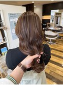 ハイライト×ベージュ
