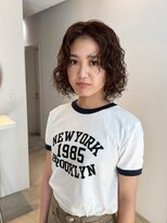 アリーズ シブヤ(ALLYS shibuya) ボブパーマ/センターパート