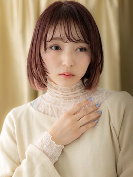モッズヘア 越谷(mod's hair) チェリーブラウンインナーカラー姫カットレイヤーY越谷10代20代
