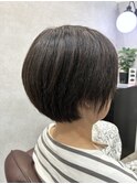 丸みショートボブ
