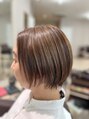トワ 函館店(TOWA)&nbsp;ショートボブ×髪質改善ストレート