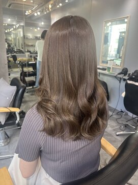 アソビ 表参道(ASOBI) 透明感抜群!ベージュカラー! 20代 学割U24 セミロング