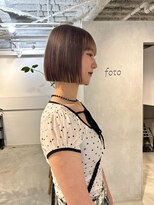 フォト 新宿(foto)&nbsp;ミディアム暗めカラーデザインカラーフェイスフレーミング