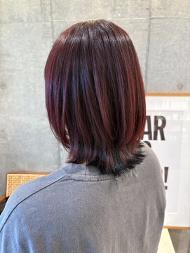 ボブレイヤー/ブラックインナー/デザインカラー/髪質改善/溝の口