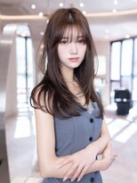 エースハバナ 渋谷(1 HAVANA)&nbsp;顔周りレイヤーカット/小顔/くすみブラウン/髪質改善