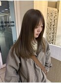 赤みオフ◎透明感ヘーゼルベージュ