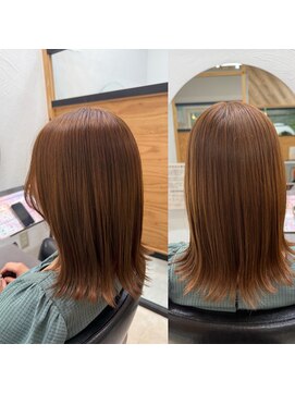 エヌ 北千住(N) 結べる長さの外ハネボブ