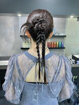 ケンジ 横浜(KENJE)&nbsp;タイトヘア/カチモリヘア/結婚式/お呼ばれヘア/ヘアアレンジ