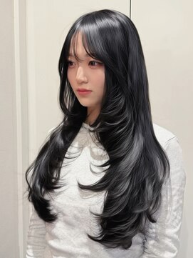 ニューヨークニューヨーク 梅田茶屋町店(NYNY) グレージュ　ブリーチなし　韓国　レイヤーカット　ワンカール